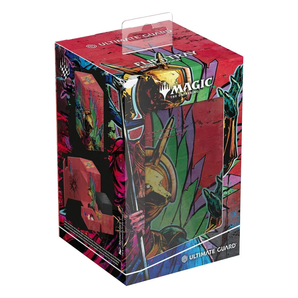Ultimate Guard Flip'n'Tray 100+ Xenoskin (90 x 90 x 145 mm) Magic: The Gathering "Aetherdrift" - Hazoret Godseeker